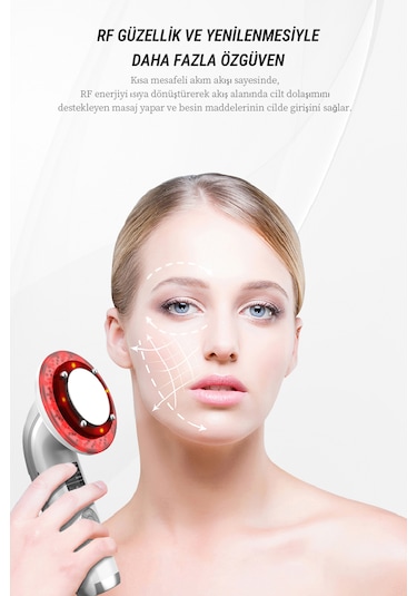 Veryfit 8 In 1 Rf  Sıklaştırma Masaj Güzellik Ve Selü... Beyaz
