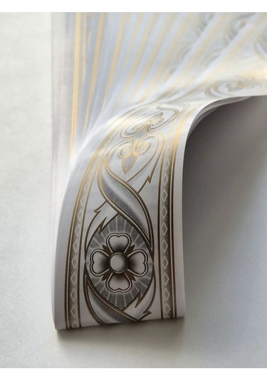 Art-design Kağıt Perde Kenar Şeridi 4 Cm Dar Sesli Şerit 183367508