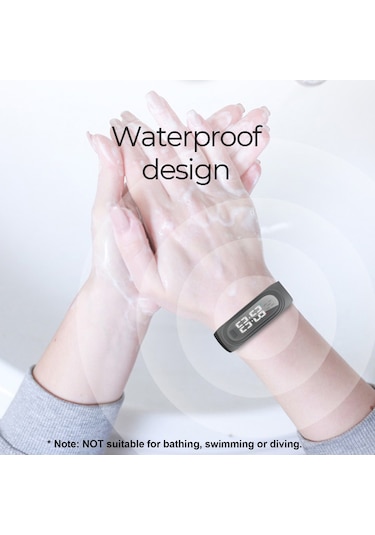 Vkemall Usb Şarjlı Akıllı Sicaklık Ölçer Ve Ultrasonik Uyuşturucu, 3 Modlu Buzzer Kordonu Kırmızı