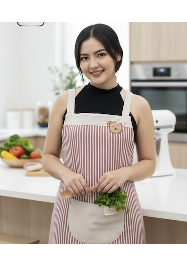 Alvin Home & Kitchen Mutfak Önlüğü Kırmızı