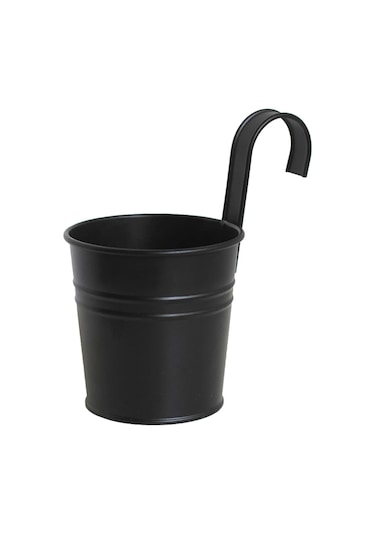 Asılı Saksılar, Ayrılabilir Kanca Ve Drenaj Deliği İle Metal Çit Yetiştiricilerinin, Demir Saksılar Balkon Ekici Asılı Saksılar