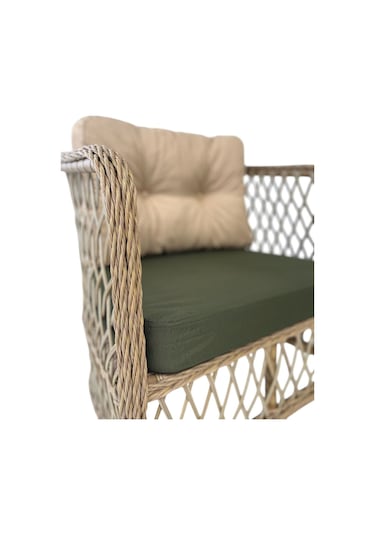 Tu Tienda Tire 2 1 1 Masa Bahçe Balkon Mobilyası,bambu-yeşil Yeşil-saman