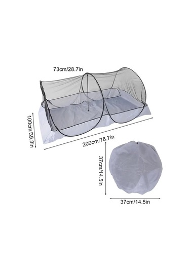 Kamp Çadır Tek Kişi Çadır Taşınabilir Cibinlik Tel Örgü Elek