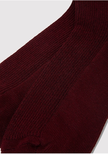 Mavi - Bordo Patik Çorap 1913551-27129 Bordo