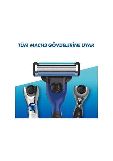 Gillette Mach 3 Sport Tıraş Makinesi + Yedek Tıraş Bıçağı 2'li