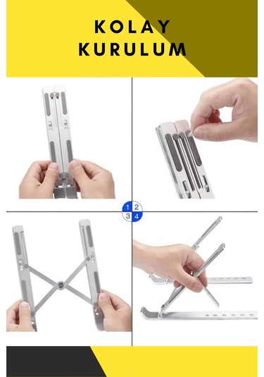 Nd002 Katlanabilir Laptop Standı