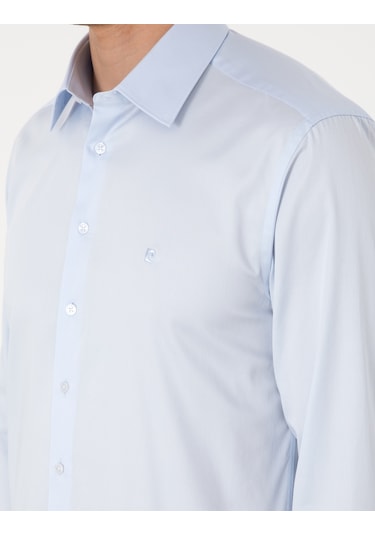 Pierre Cardin Erkek Açık Mavi Gömlek Basic 50305127-vr003 Açik Mavi