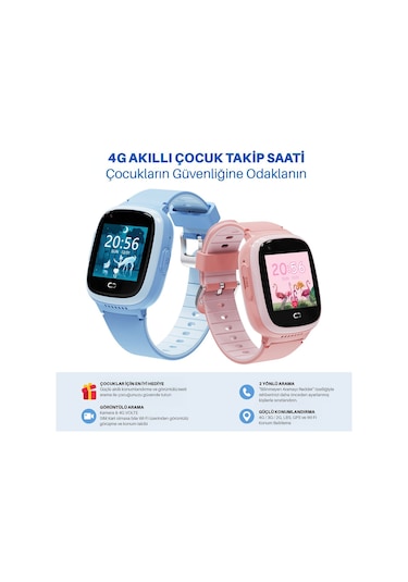 Piranha 9930 1.4" Akıllı Çocuk Takip Saati (İthalatçı Garantili)
