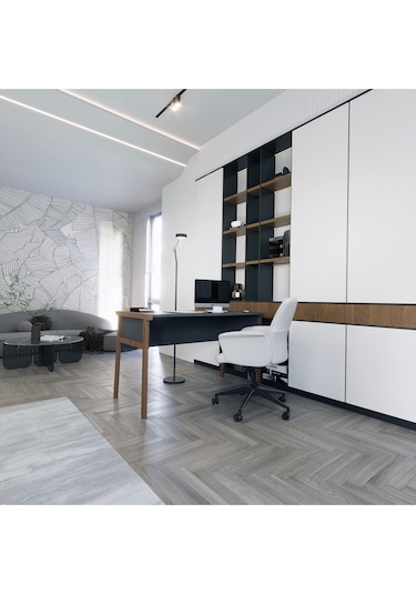 Zenith Çalışma Masası 120cm Antrasit Ceviz