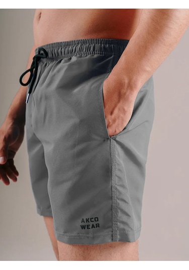 Akco Havuz Ve Deniz İçin Yazlık Yüzme Şortu 324973275 Gri