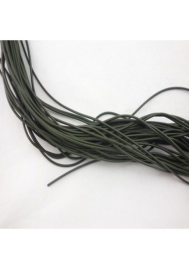 Yeşil Dayanıklı Anti-ısırık Dolaşmayan Silikon Balıkçılık Teli Boru Takımı Aksesuarları