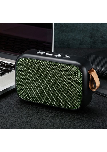 Xiyyadms Yeşil Taşınabilir Bluetooth Hoparlör, Dış Etkinlikler İçin Usb Destekli, Hıfı Ses Kalitesi, Fm Radyo Ve Tf Kart Desteği