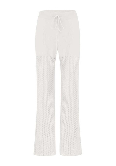 Pantolon Uniseks Beyaz Pantolon - W22s09d130pn Beyaz