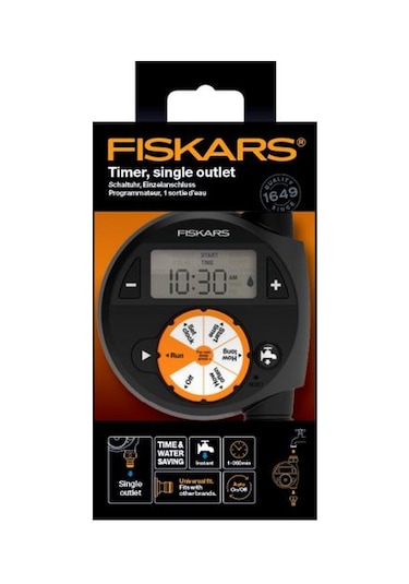 Fiskars 1054791 Otomatik Sulama Saati Tek Çıkışlı