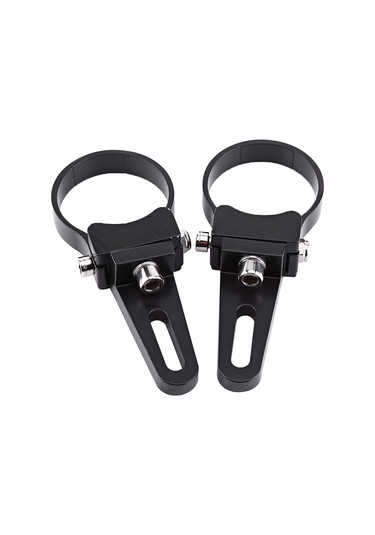 Xiyyadms 1.5 İnç Alüminyum Araç Led Lambası Tutucu - 360 Derece Rotasyonlu, Sprey Padli, Izgara/salıp Barı Uyumlu 2 Adet