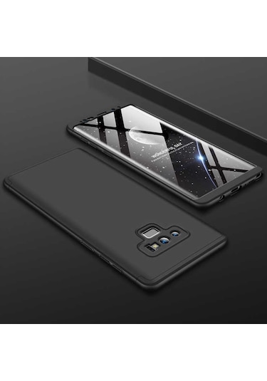 Samsung Uyumlu Galaxy Note 9 Kılıf Zore Ays Kapak-Siyah