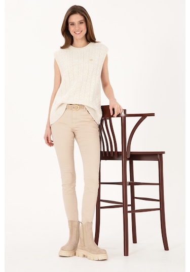 U.S. Polo Assn. U.s. Polo Assn. Kadın Süveter 50317560-vr256 İnci