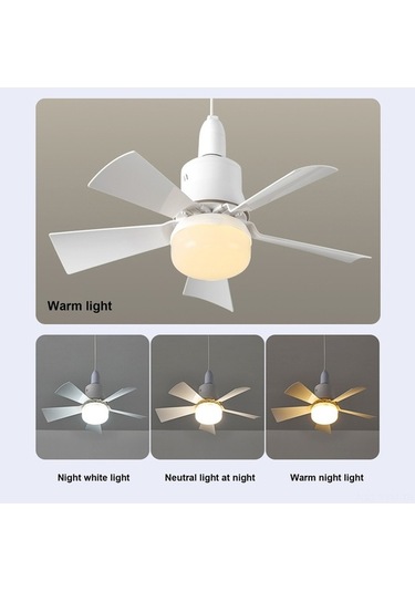 Novahub Uzaktan Kumandalı 3 Renkli E27 Fan Lamba - 30w Dimmable Diğer, Aydınlatmalı Diğer
