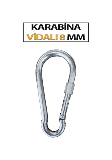 Karabina Vidalı 8 Mm 5 Adet