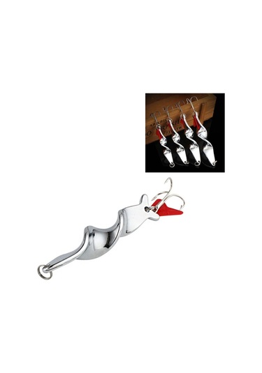 Dönen Metal Spinner Balıkçılık Cazibesi Sert Yemler Balık Kanca Takımı, Boyut:14g