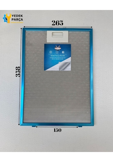 Siemens: Lc67bc532 265x358 Mm Aspiratör & Davlumbaz Tel Yağ Filtresi Model: 00703451 26,5x35,8 Mm