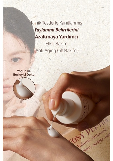 Peptit İçerikli, Cilde Sıkı Görünüm Kazandıran Ampul Goodal Peony Peptide Volume Ampoule