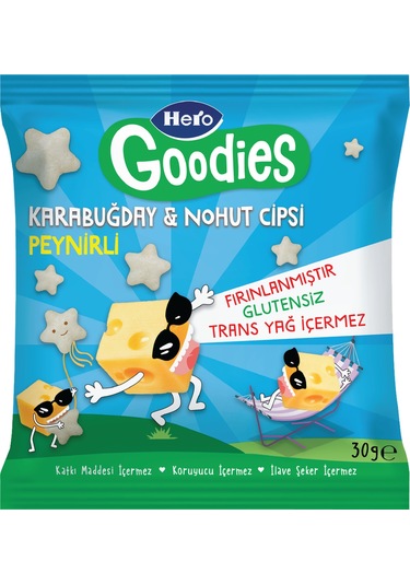 Hero Goodies Peynirli Sağlıklı Cips 30g X8