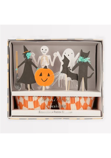 Meri Meri - Happy Halloween Cupcake Kit - Cadılar Bayramı Cupcake Kit 24'lü