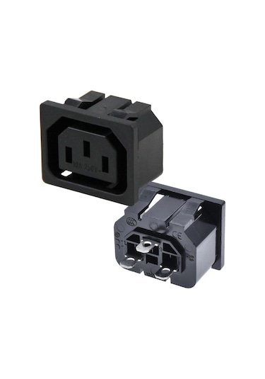 Ic-212d C15 Power Soket Dişi Kulaksız As-04f
