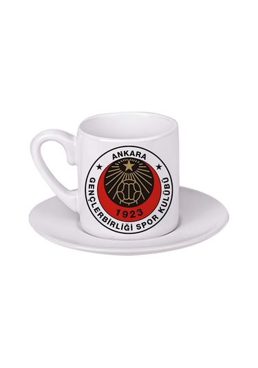 Gençlerbirliği Spor Türk Kahvesi Fincanı Beyaz