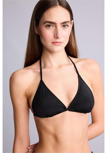 Defacto İpli Siyah Kadın Bikini Üstü T3666az/bk81