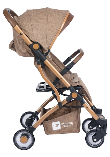Mimma Baby Drone Kabin Bebek Arabası Gold Kahve