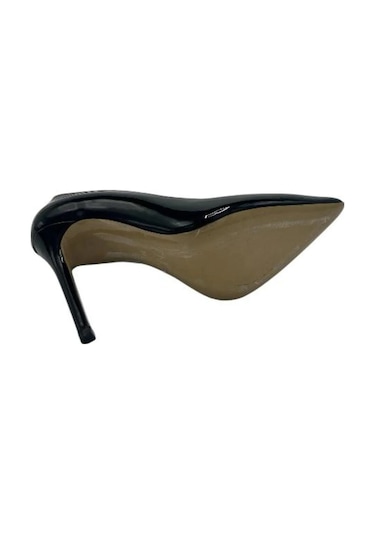 Kemal Tanca 871 9261 Kadın Topuklu Stiletto Siyah Rugan
