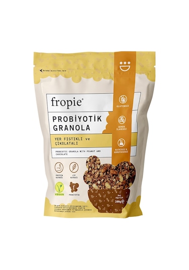 Fropie Probiyotik Granola - Yer Fıstığı & Çikolata 200 G