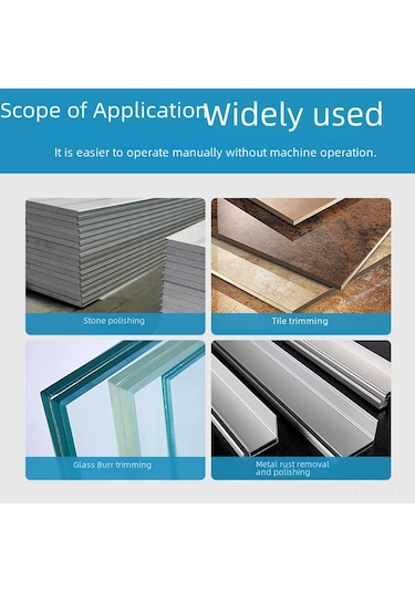 Maiyame El Tutucu Elmaslı Taş Zımpara Bloku - Seramik, Cam, Kaynak Zımparalama Aracı Reçine 3000 , Makine Gerektirmeden Direk Kullanım