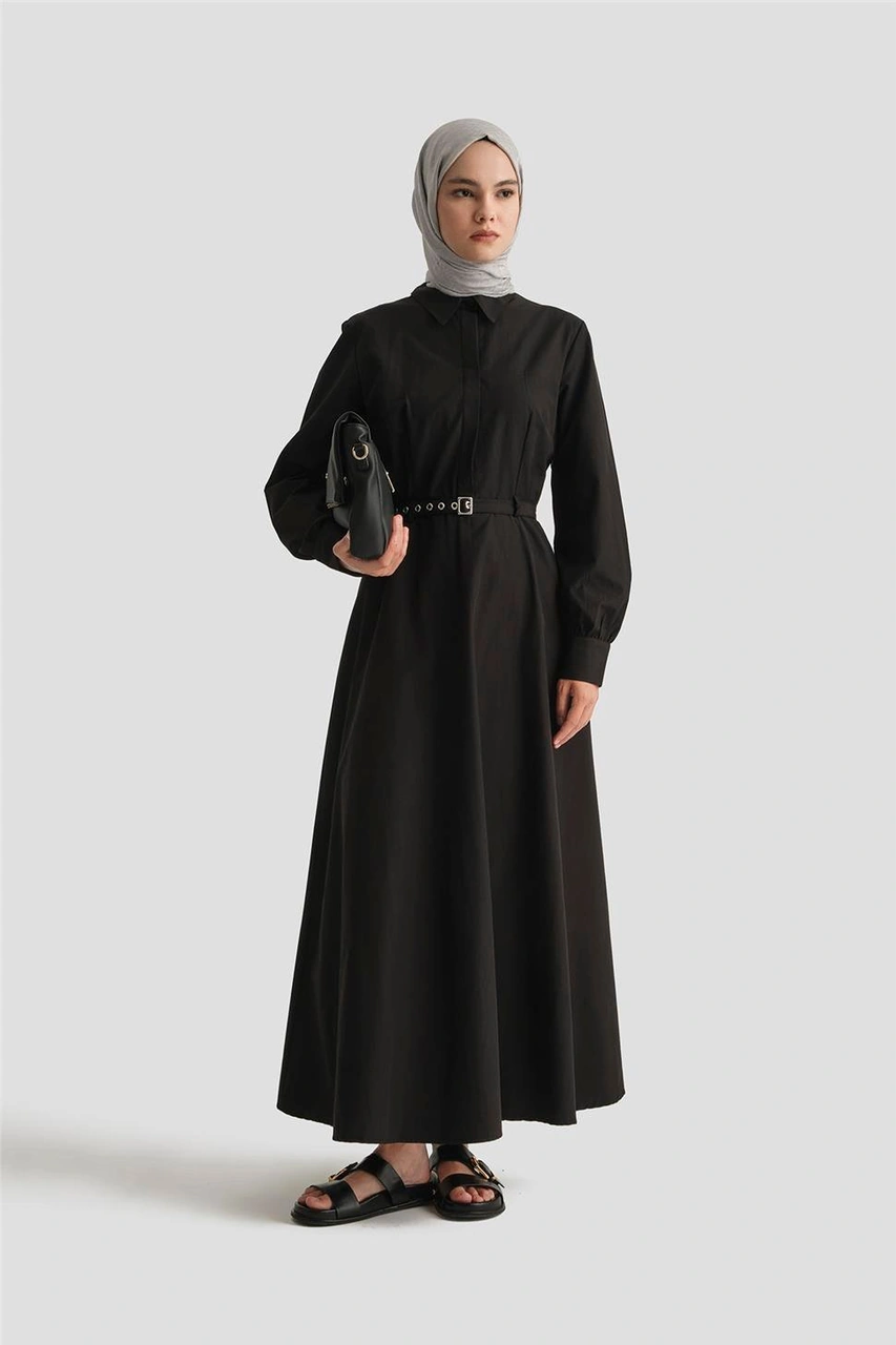 Armine Elbise 25yd9178 Siyah Siyah