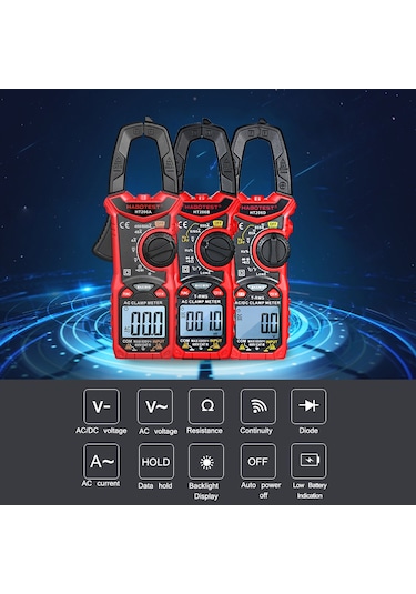 Habotest Dijital Pens Metre Otomatik Kademe Multimetre E7925-1