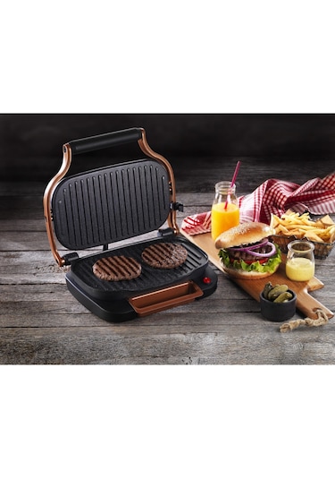 Aksu Vintage 1300 W Izgara ve Tost Makinesi