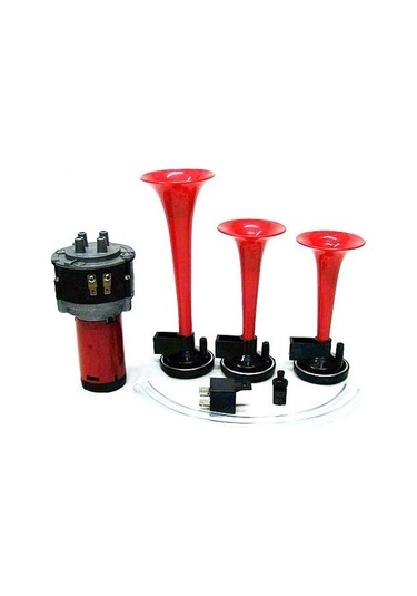 Seger 24V 3'Lu Havalı Korna Kompresörlü N11.42