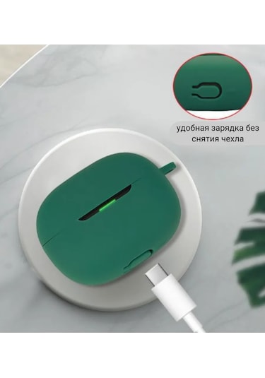 Maestro Store Xiaomi Redmi Buds 5 Pro Silikon Kılıf 260084457 Koyu Yeşil