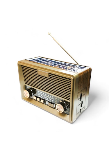 Royaltrend RT-569 Güneş Panelli Nostaljik Mini Radyo