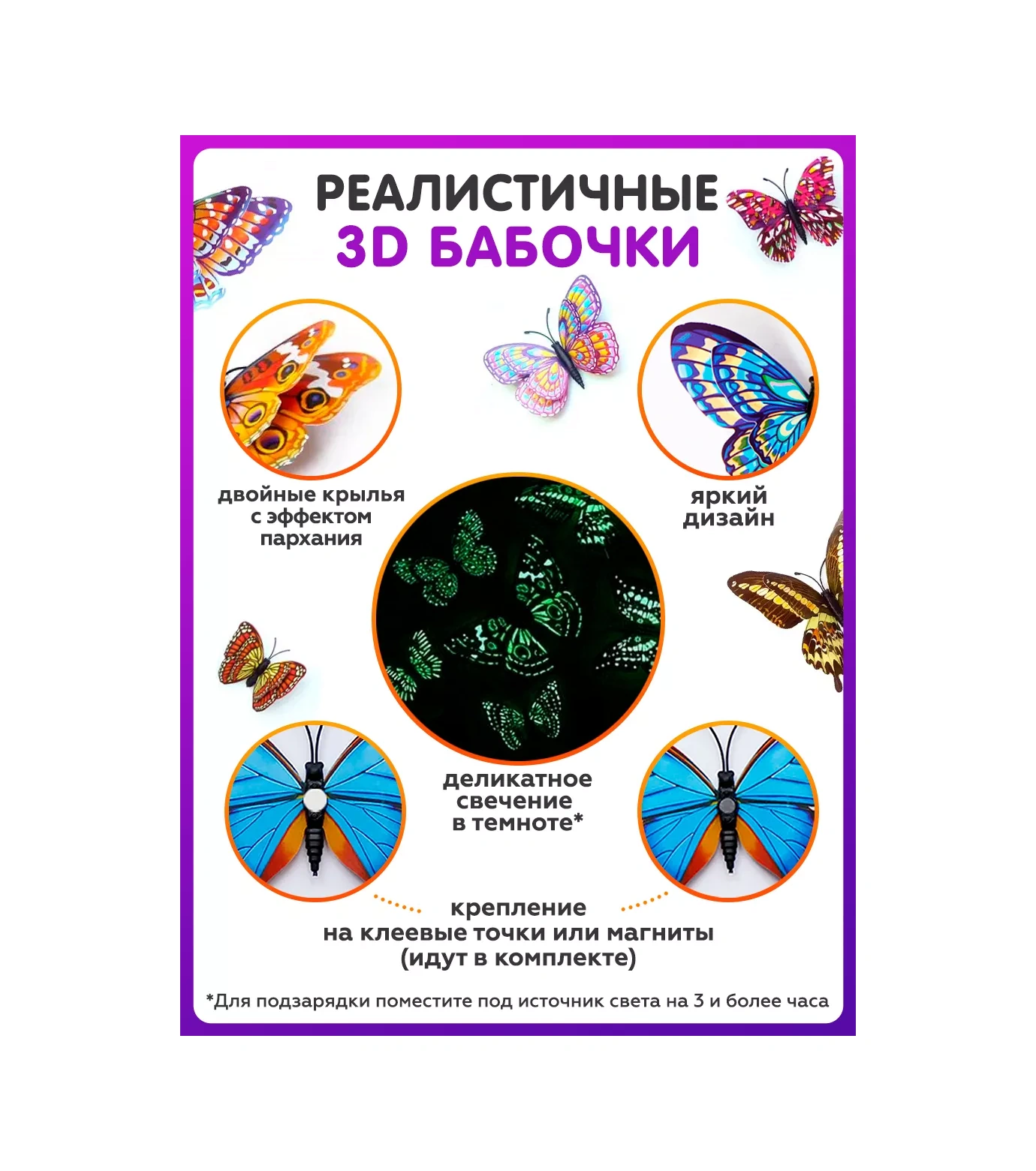 0'stickers Dekor Ve Süsleme İçin Duvar Stickerları Kelebekler 3d 178095720 Mavi