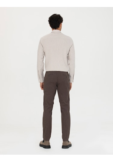 Pierre Cardin Erkek Kahverengi Kanvas / Chino Pantolon 50278440-vr029 Kahverengi