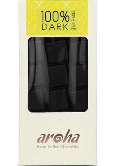 Aroha Simsiyah Çikolata %100 Kakao 80 G