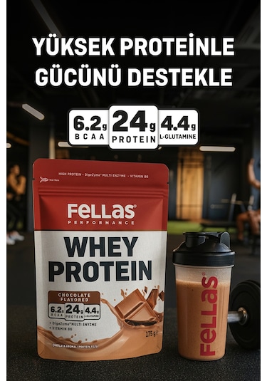 Fellas Whey Protein Tozu - Çikolata Aromalı 175 G Çikolata