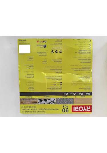 Ryobi RAKDD90 Vidalama Delme Uç Seti 90 Parça
