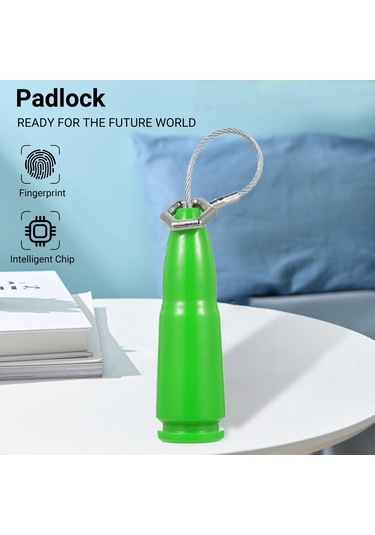 Padalink Parmak İzi Kilidi - Şifresiz, Hızlı Açılış, Taşınabilir Ve Su Geçirmez Kilit 20 Parmak Kayıt