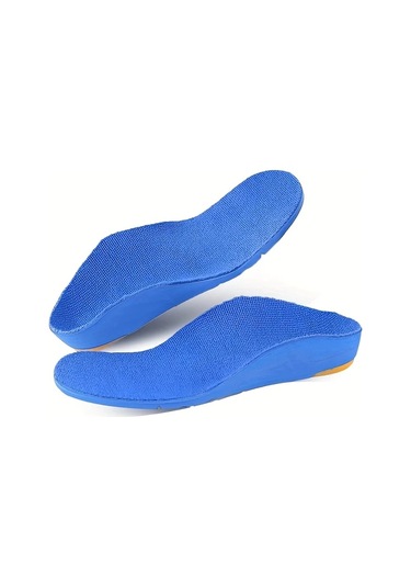 Fochsia 1-12 Yaş Çocuklar İçin Düz Tabanlık Ve Dışa Basma Destekleyici Spor Ayakkabı Tabanlığı Mavi 27-29 Koşu Basketbol Futbol