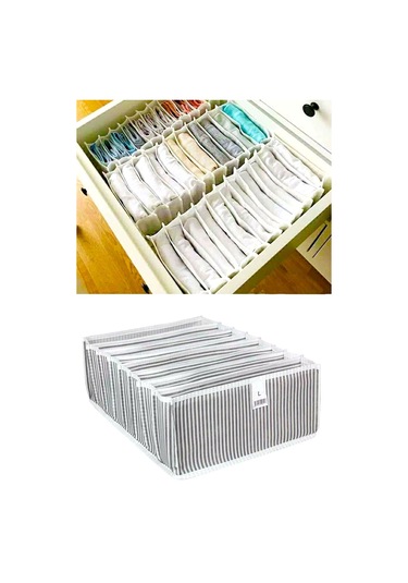 Periboia Akordiyon Çekmece Düzenleyici Organizer 8 Gözlü L Beden Çok Renkli