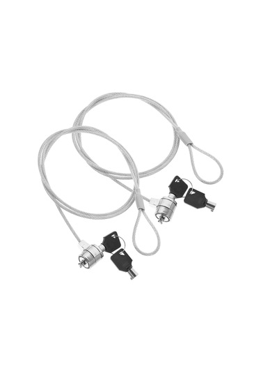 2 Takım Dizüstü Bilgisayar Kilidi Güvenlik Kablosu 1.2 M Dizüstü Bilgisayar